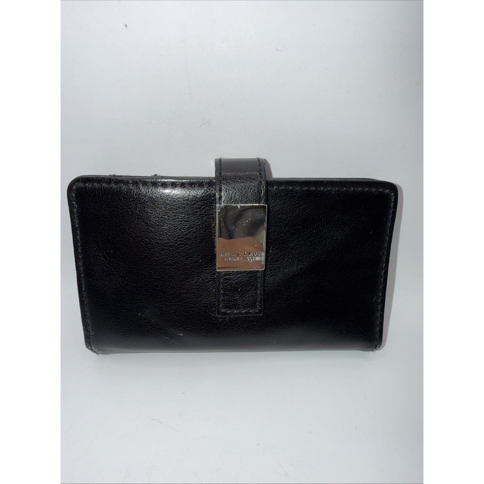Kenneth Cole Reaction Brand Black Leather Wallet